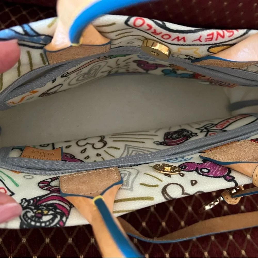 Dooney & Bourke Disney Satchel - Multicolor and Tan - Picture 7 of 7